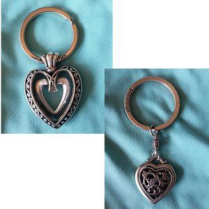 Two Brighton Heart Keychains